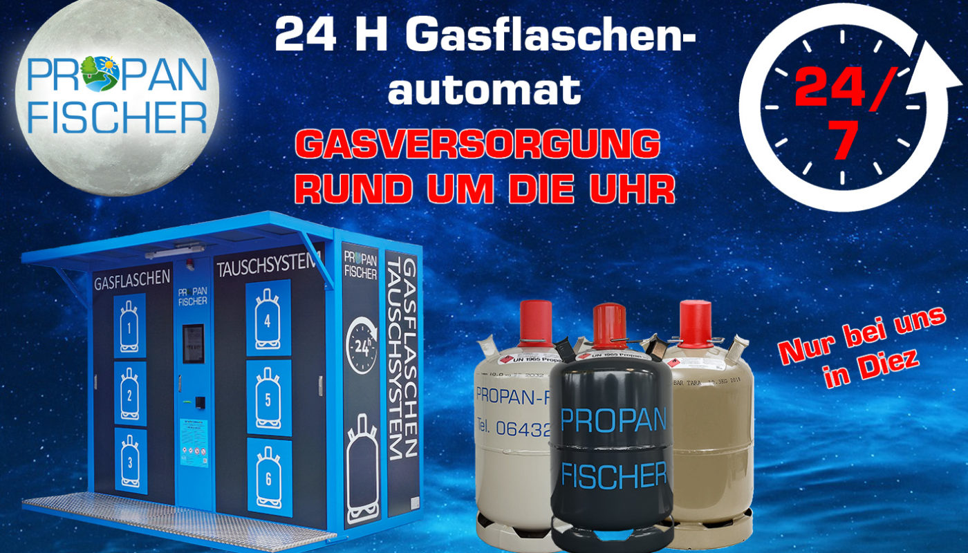 Gas rund um die Uhr